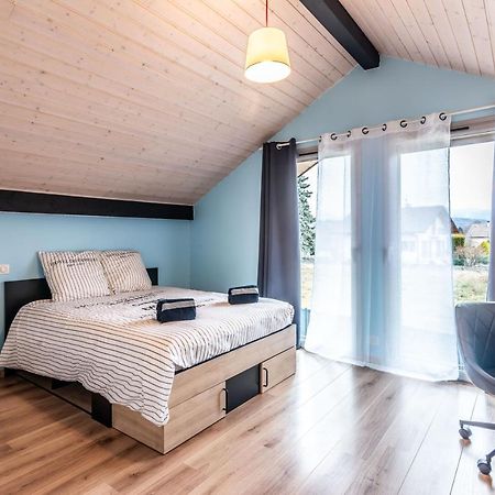 Villa Tout Confort - Piscine - Montagnes - Lac - Parking Armoy 외부 사진
