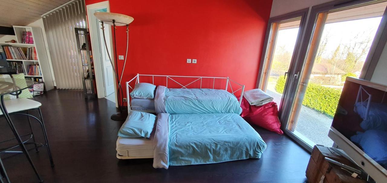 Villa Tout Confort - Piscine - Montagnes - Lac - Parking Armoy 외부 사진