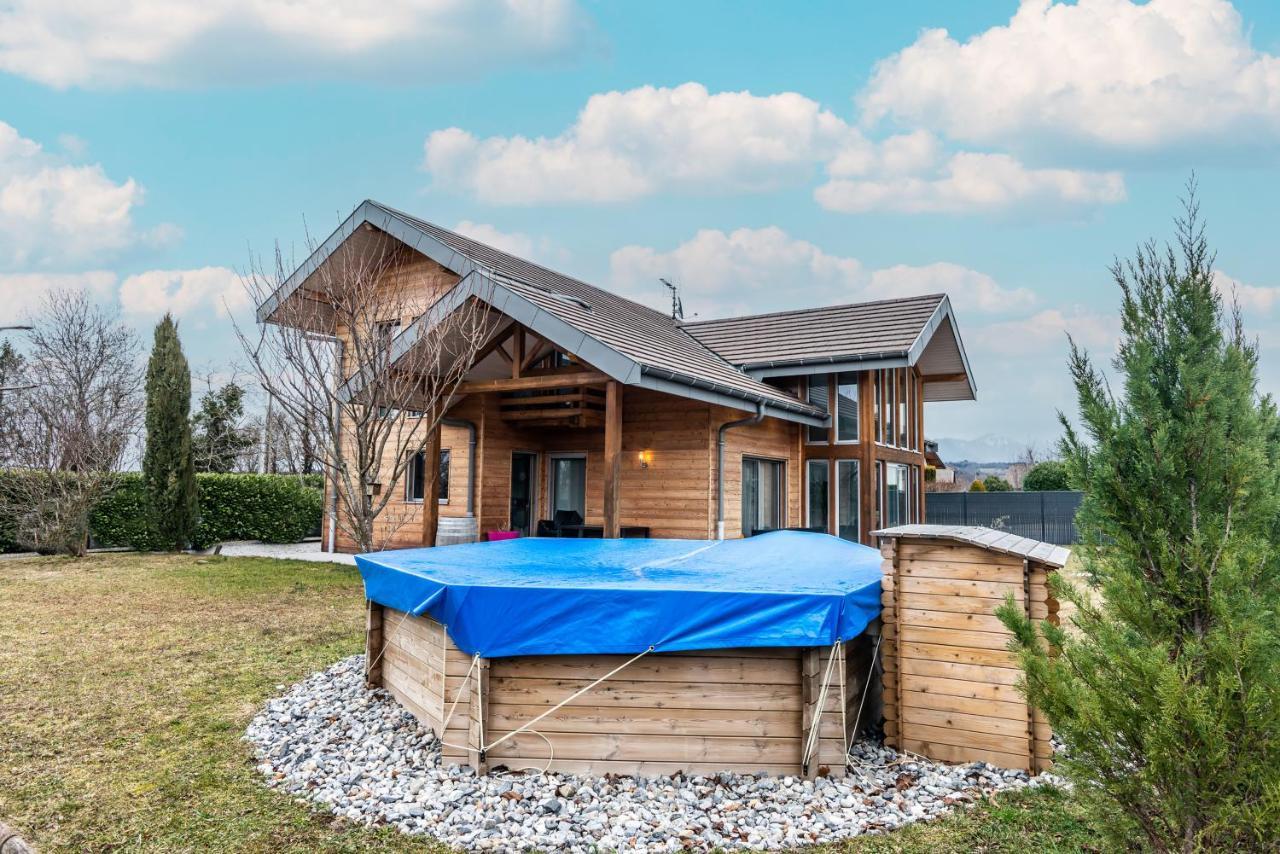Villa Tout Confort - Piscine - Montagnes - Lac - Parking Armoy 외부 사진