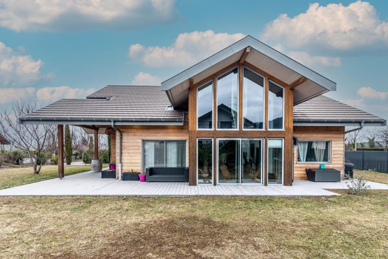 Villa Tout Confort - Piscine - Montagnes - Lac - Parking Armoy 외부 사진
