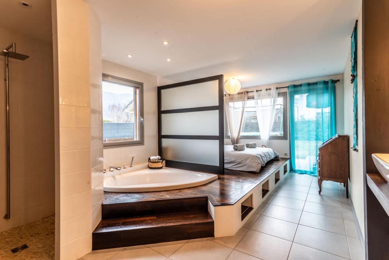 Villa Tout Confort - Piscine - Montagnes - Lac - Parking Armoy 외부 사진