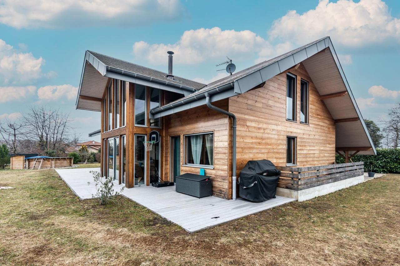 Villa Tout Confort - Piscine - Montagnes - Lac - Parking Armoy 외부 사진