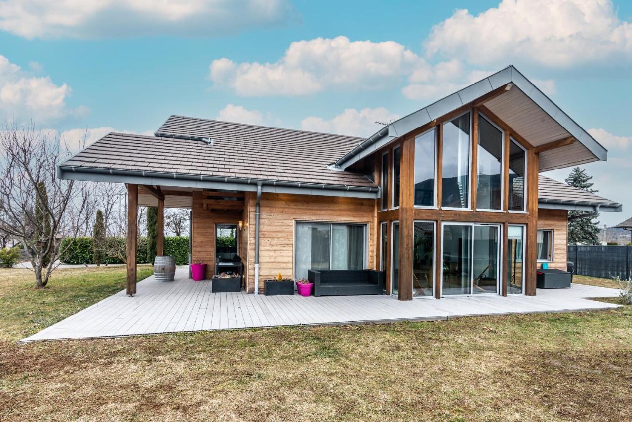 Villa Tout Confort - Piscine - Montagnes - Lac - Parking Armoy 외부 사진